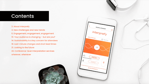 Interprefy mobile content