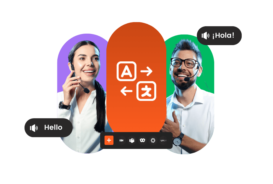 Interprefy | Two remote simultaneous interpreters