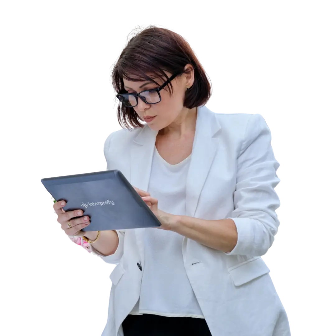 Professional Conference organiser on ipad